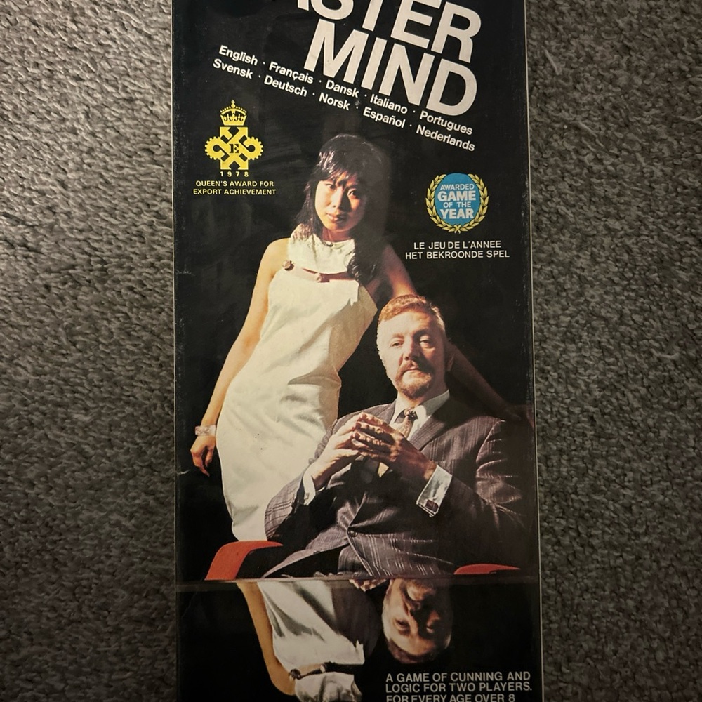 Vintage Mastermind Board Game